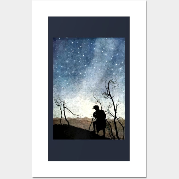 The Night Sky - Arthur Rackham Wall Art by forgottenbeauty